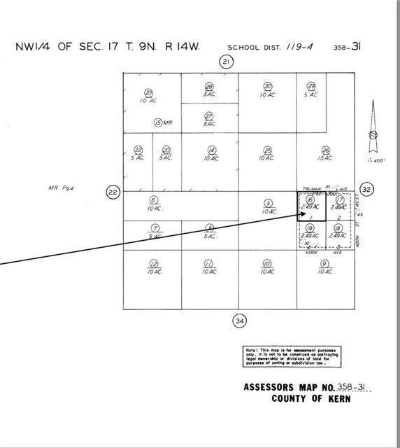 Detail Gallery Image 2 of 2 For 0 Lot 1 Truman Rd, Rosamond,  CA 93560 - – Beds | – Baths