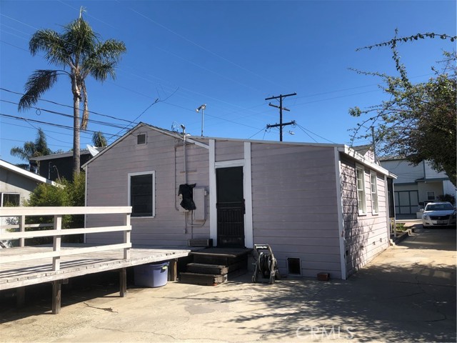 Rear of house