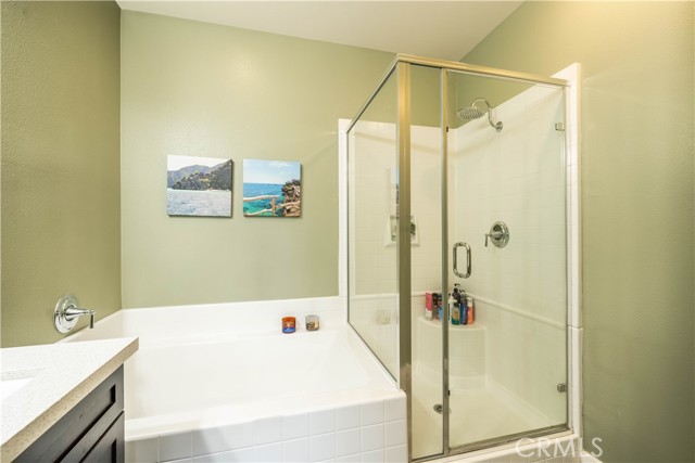 Separate tub and Shower