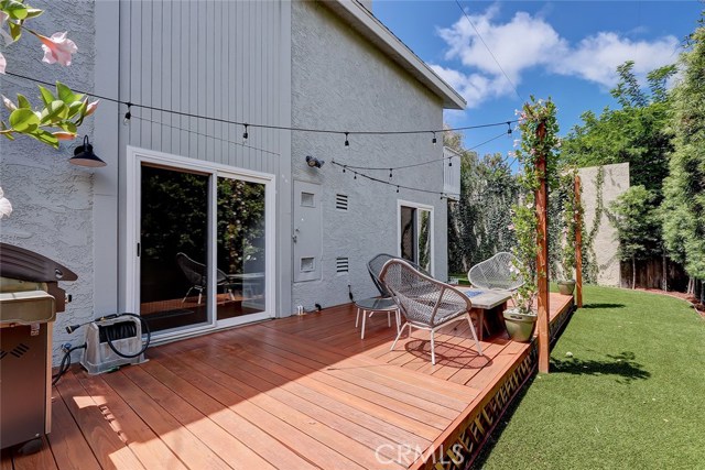 Enjoy easy entertaining from both the dining and living room adjacent to the backyard.