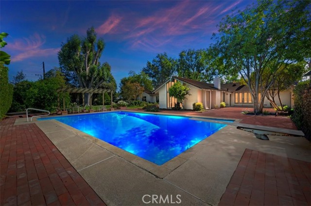 Pool At Twilight