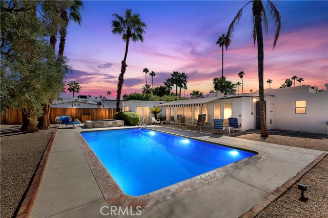 Backyard at Twilight