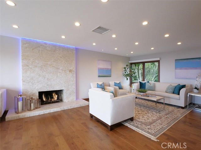 Living Room with Fireplace