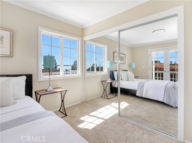 Bedroom #2 with Mirror Closet