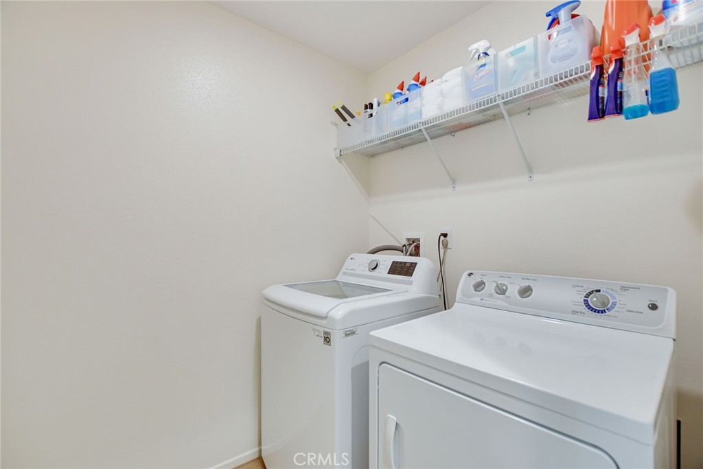 Laundry room off the kitchen area