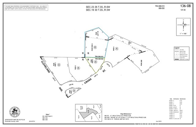 Tract Map for Two Parcels