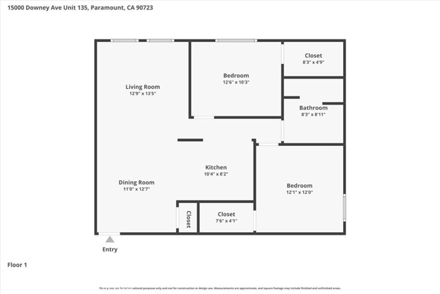 Detail Gallery Image 20 of 20 For 15000 Downey Avenue #135,  Paramount,  CA 90723 - 2 Beds | 1 Baths