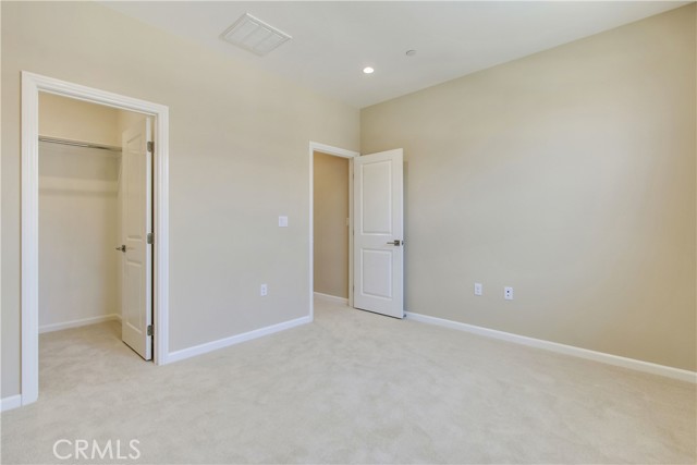 Second bedroom with walk-in closet