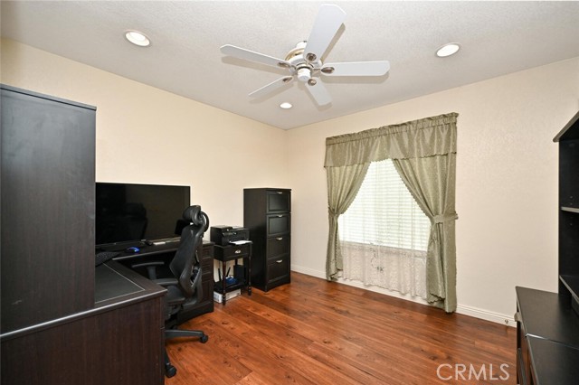 Downstairs bedroom/office.