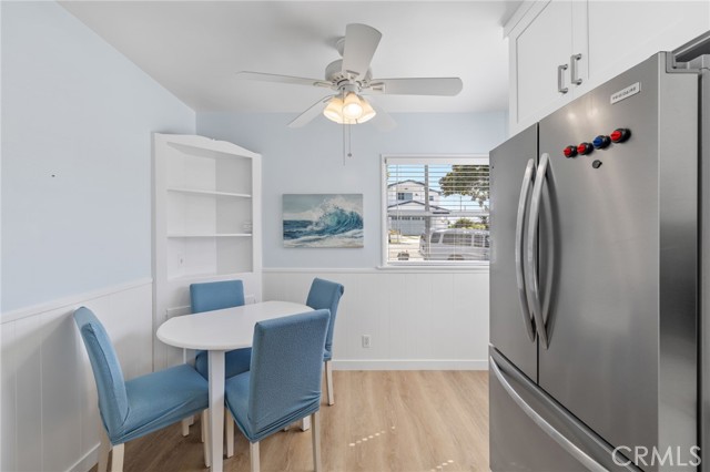 Dining area in the kitchen