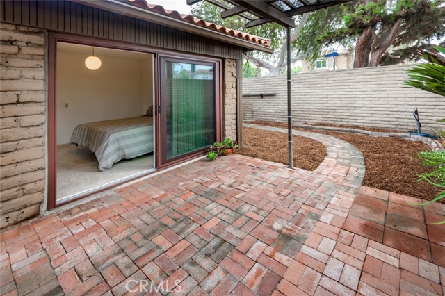 Private private patio off of the main bedroom