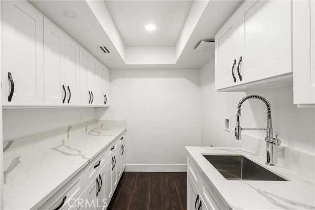 Downstairs laundry room