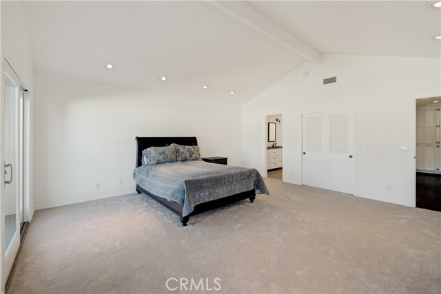 Main bedroom and large walk-in-closet.