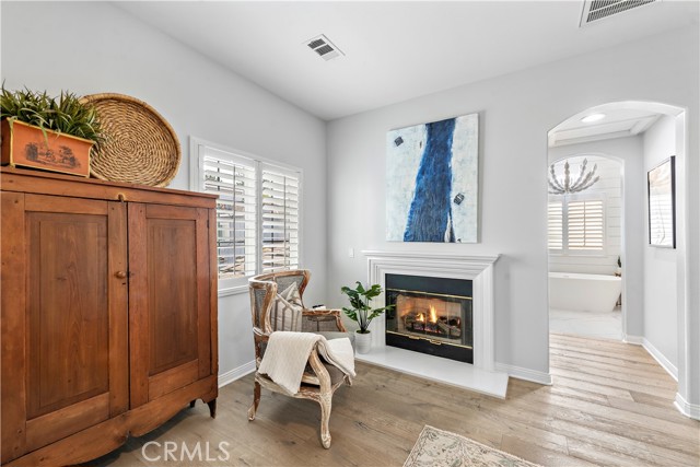 Master Bedroom with fireplace