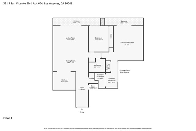 Detail Gallery Image 37 of 37 For 321 S San Vicente Bld #604,  Los Angeles,  CA 90048 - 2 Beds | 2 Baths