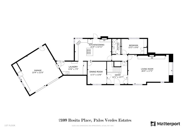 2109 Rosita Place, Palos Verdes Estates, California 90274, 4 Bedrooms Bedrooms, ,2 BathroomsBathrooms,Residential,Sold,Rosita,PV23096124