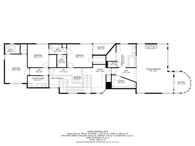 Upper Level Floor Plan