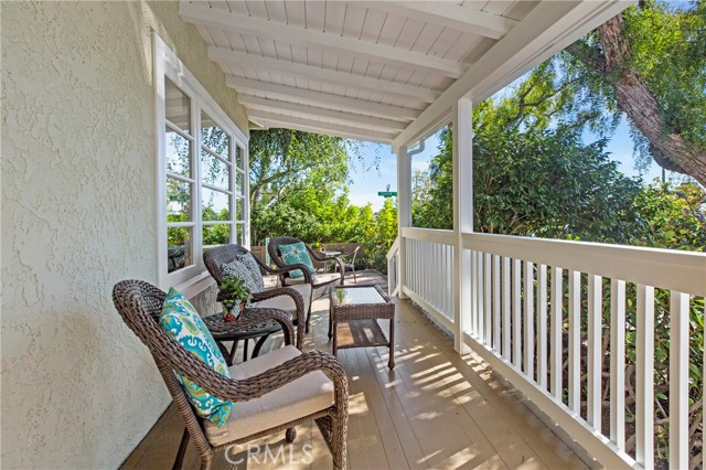 Peaceful view porch