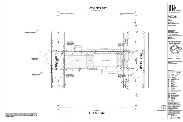 Preliminary plans to build a Single Family Residence.