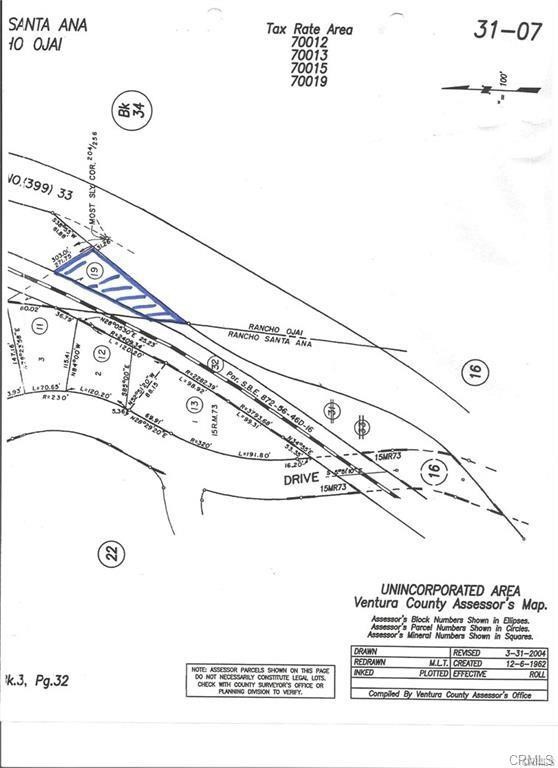 0 Ventura Avenue, Ojai, California 93022, ,Land,For Sale,0 Ventura Avenue,CRTR23188178