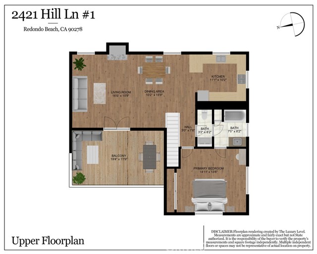 2421 Hill Lane, Redondo Beach, California 90278, 3 Bedrooms Bedrooms, ,2 BathroomsBathrooms,Residential,Sold,Hill,SB22161508