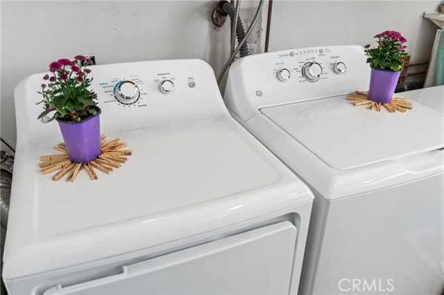 Convenient Laundry Area in Garage