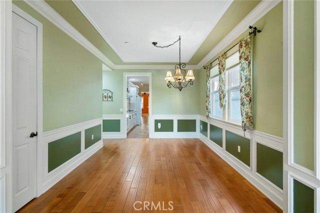 Formal dining area