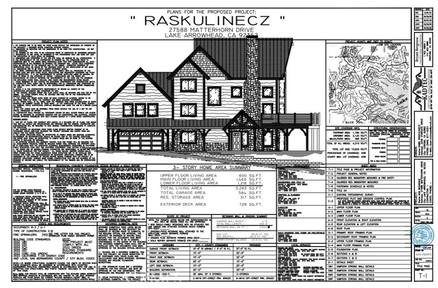 Detail Gallery Image 18 of 18 For 27588 Matterhorn Dr, Lake Arrowhead,  CA 92352 - – Beds | – Baths