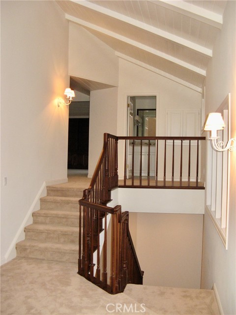 Steps Up to Family Room and Guest Bathroom