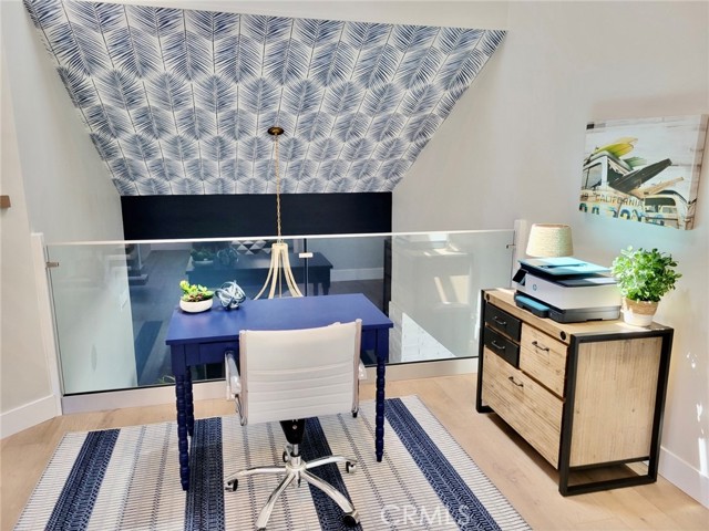 Open loft/office area