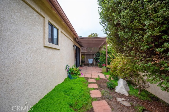 Side yard toward back