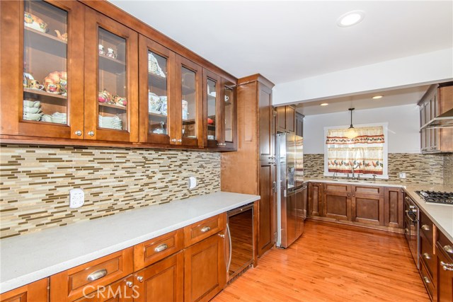 Custom kitchen with loads of counter space!