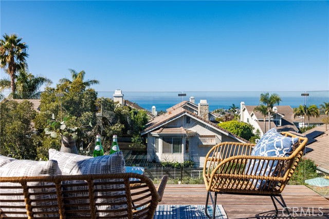 Ocean views from master bedroom deck