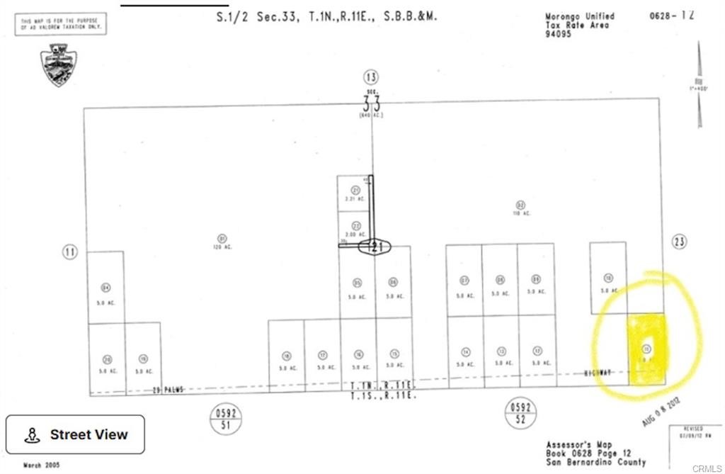 Detail Gallery Image 1 of 1 For 0 Twentynine Palms Highway, Twentynine Palms,  CA 84299 - – Beds | – Baths