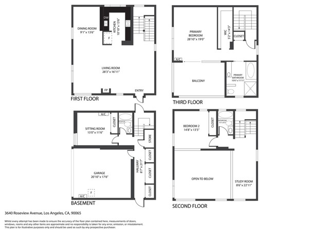 Detail Gallery Image 45 of 45 For 3640 Roseview Ave, Los Angeles,  CA 90065 - 3 Beds | 3 Baths