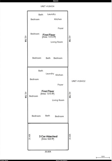 Floor Plan per Appraisal Report