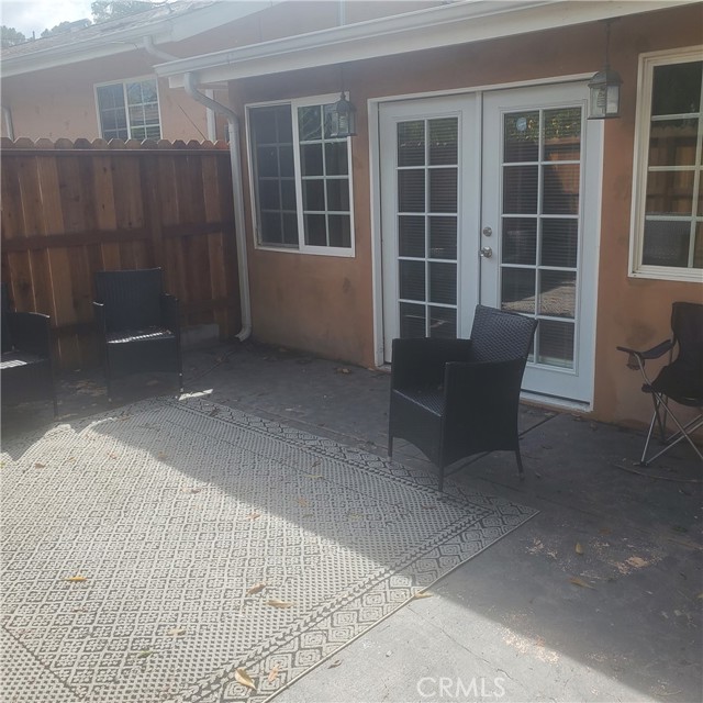 Double door entry to the bonus room