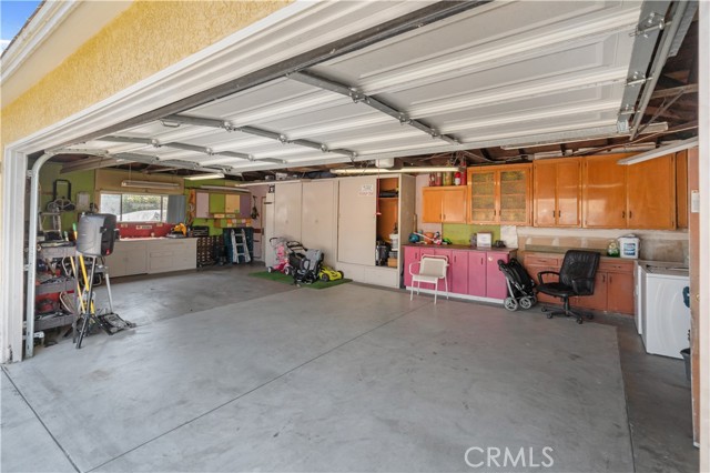 inside of garage