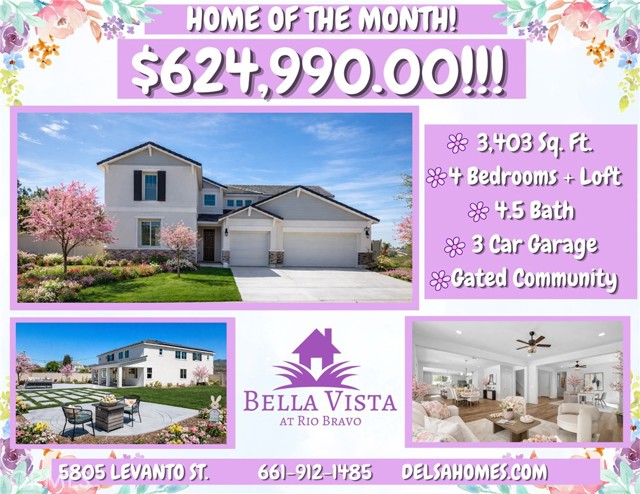 Detail Gallery Image 2 of 11 For 5617 Levanto St, Bakersfield,  CA 93306 - 4 Beds | 3/1 Baths