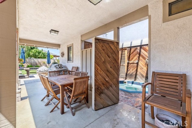 Private inground jacuzzi