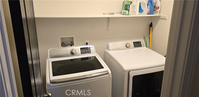 Laundry inside home
