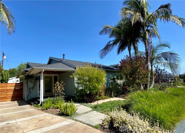 3304 Pacific Avenue Manhattan Beach, California Beautifully Remodeled Mid-Century Modern Home in Manhattan Beach. This wonderful family home sits on a large 1.5 lots (6700 sq ft), has 4 bedrooms and 3 baths plus office. Two bedrooms with ensuite baths. The 4th bedroom could also be used as a den/bonus room or additional office. Wood floors throughout the home, gas fireplace in the living room, forced air heating plus air conditioning. Award winning Manhattan Beach schools, close to greenbelt and downtown.The open floor plan has lots of light and looks out to a lovely backyard space. Perfect for outdoor dining and relaxing.