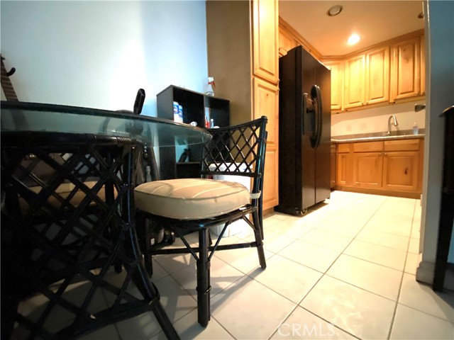 Dining area off of kitchen