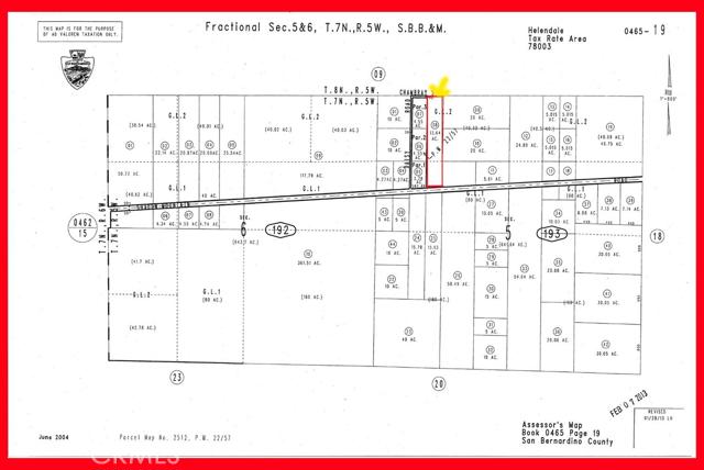 Detail Gallery Image 6 of 6 For 0 Shadow Mountain Rd, Helendale,  CA 92342 - – Beds | – Baths