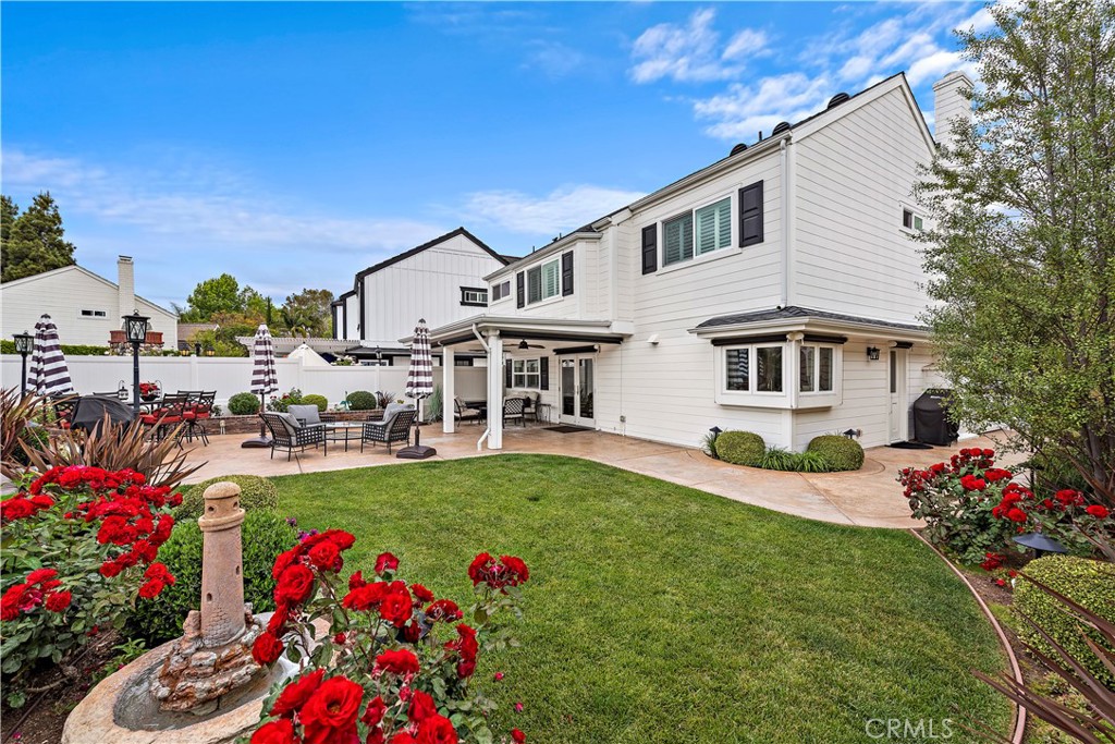 27 Champney Place Laguna Niguel, California This absolutely "model perfect" home started-out in 2017 as simply an owners' "remodel" project, but evolved into virtually a total "rebuild" by the time the owners and contractors finished. The old adage "You might as well while you're at it" applied here. One creative design idea stimulated more and more.
With exquisite taste and a healthy budget, the owners created a refined, upscale, traditional home. To appreciate the quality, one needs to do a "walk-through." Beautiful custom wainscoting, 6" high crown moldings, impressive 8" high baseboards, hardwood flooring, new cabinets, an exquisite dining room with a finely designed fireplace, new windows and doors, multiple powered outdoor privacy roll-down screens at the rear patio, new roof...the upgrade list goes on and on. Literally, you can move into this finely detailed home without making any changes. Bring your furniture and suitcases to move-in.
PRICE REDUCED FOR A QUICK, CLEAN SALE!