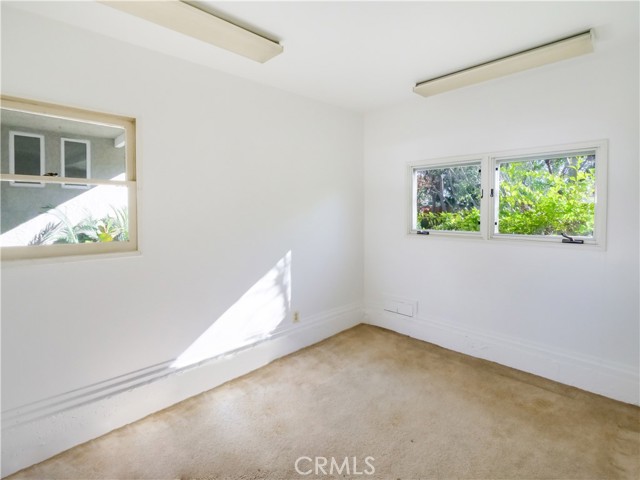 Office/storage area in garage