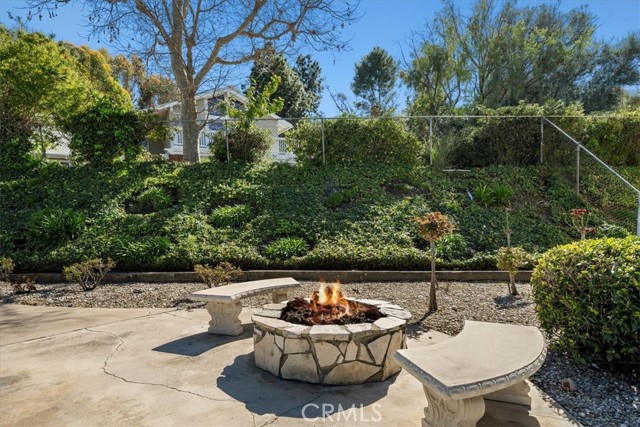 Outdoor Fire Pit near pool