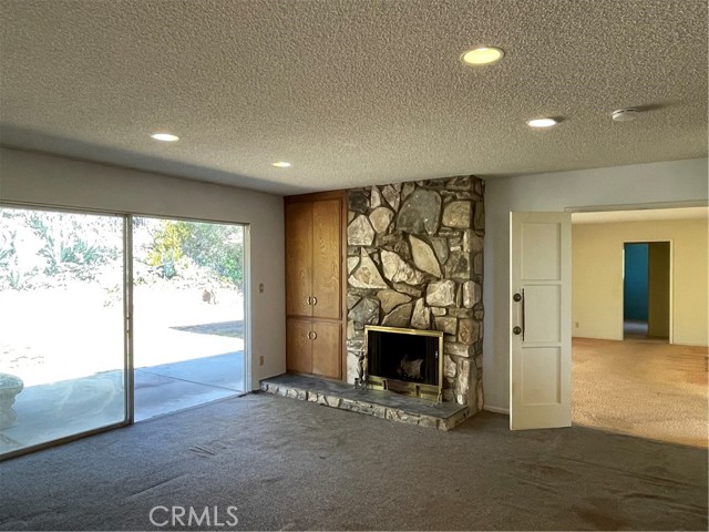 Family room leads to living room