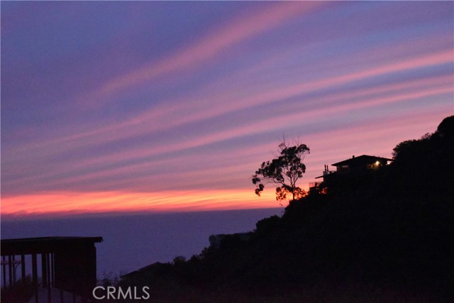 Night sky views from the living room
