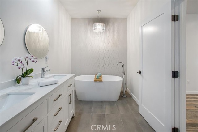 Primary Bathroom with soaking tub and huge shower
